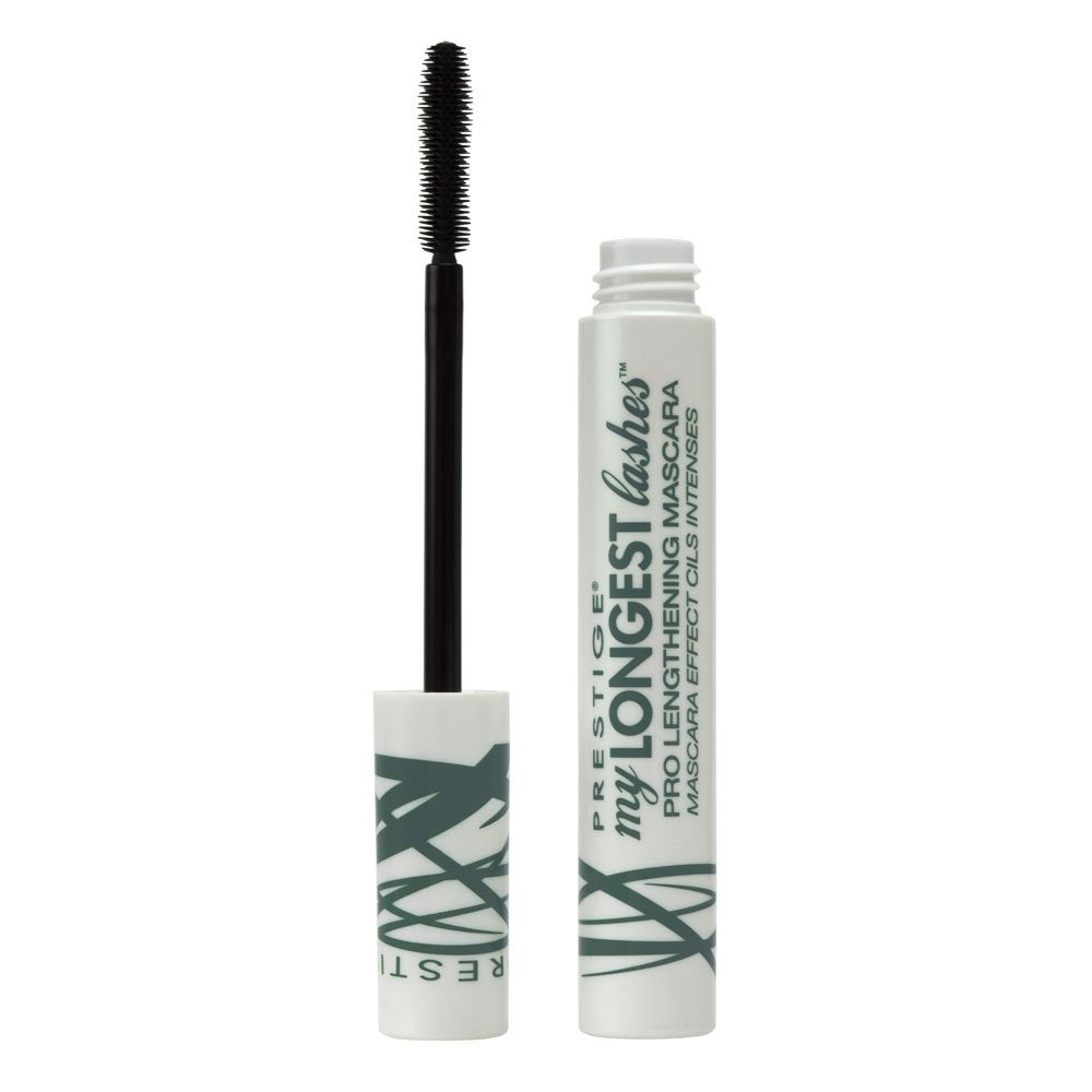 PRESTIGE COSMETICS My Longest Lashes Mascara, MGL-01 Black, 0.27 Oz (8 ml) - oddros.shop